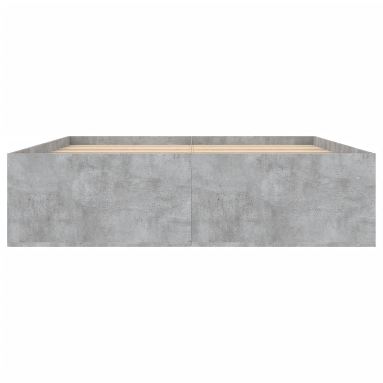 Bedframe betongrijs 135x190 cm Double