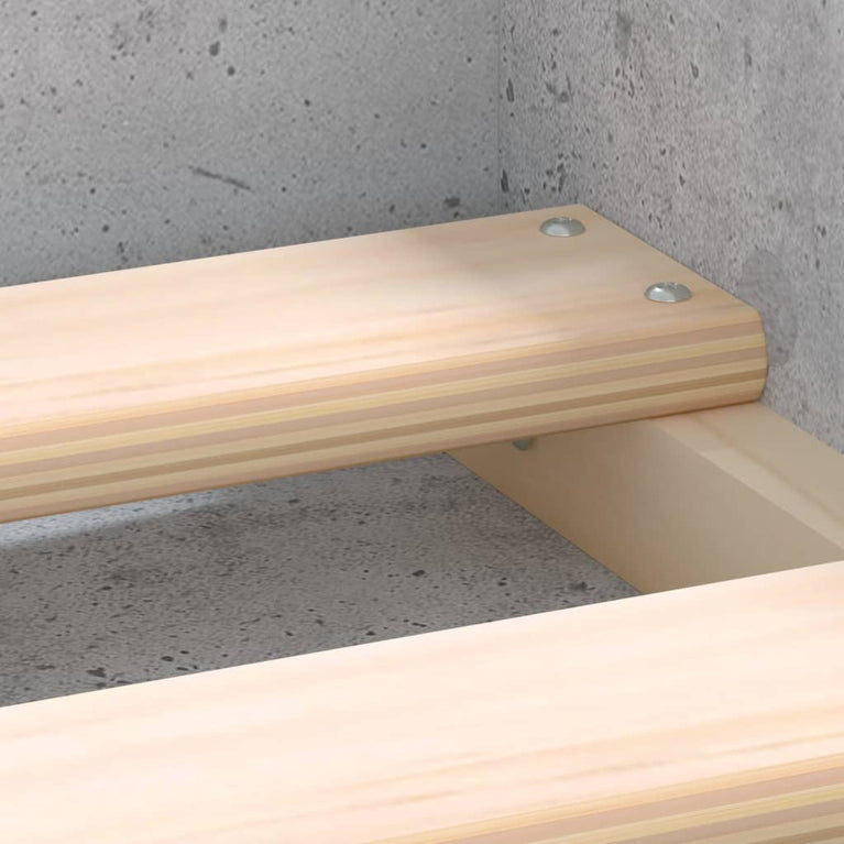Bedframe betongrijs 135x190 cm Double