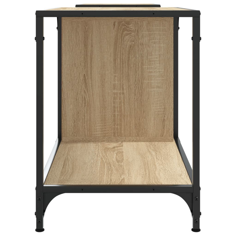 Tv-meubel 203x37x50 cm bewerkt hout sonoma eikenkleurig