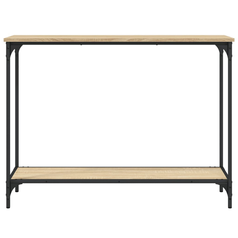 Wandtafel 101x30,5x75 cm bewerkt hout sonoma eikenkleurig MeubelReus