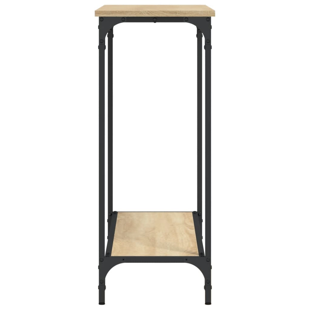 Wandtafel 101x30,5x75 cm bewerkt hout sonoma eikenkleurig MeubelReus