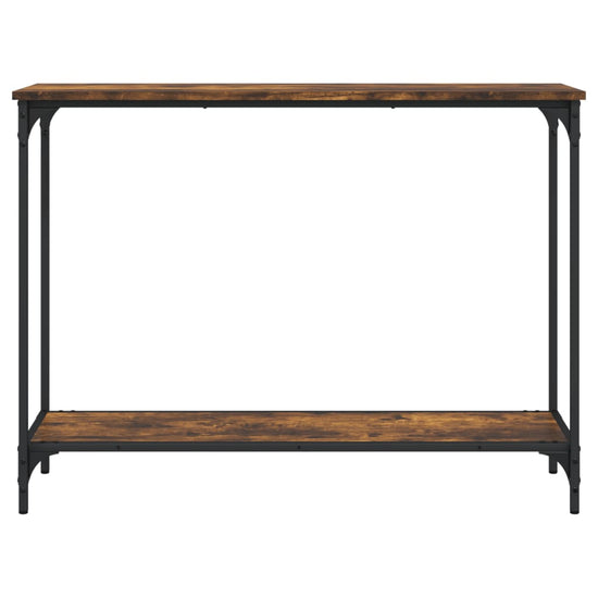 Wandtafel 101x30,5x75 cm bewerkt hout gerookt eikenkleurig MeubelReus