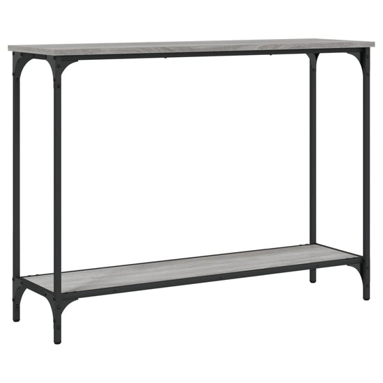Wandtafel 101x30,5x75 cm bewerkt hout grijs sonoma eikenkleurig MeubelReus