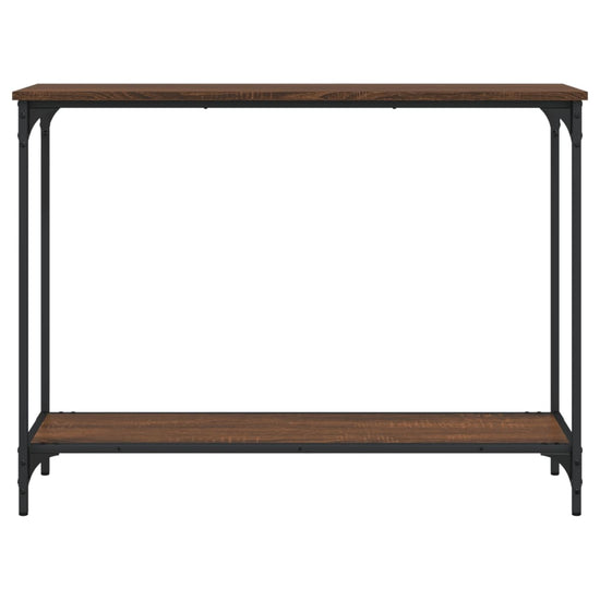 Wandtafel 101x30,5x75 cm bewerkt hout bruineikenkleurig MeubelReus