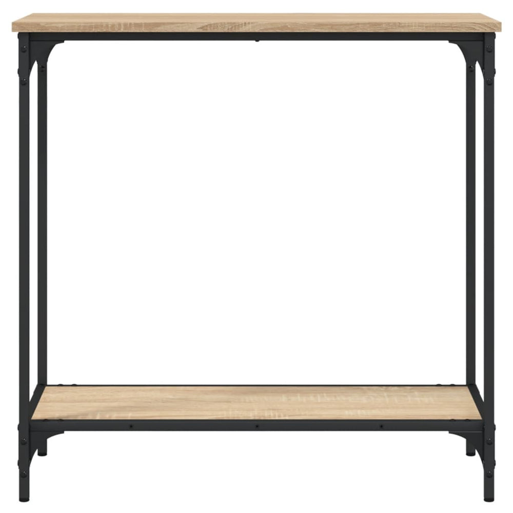 Wandtafel 75x30,5x75 cm bewerkt hout sonoma eikenkleurig MeubelReus