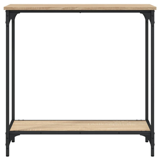 Wandtafel 75x30,5x75 cm bewerkt hout sonoma eikenkleurig MeubelReus