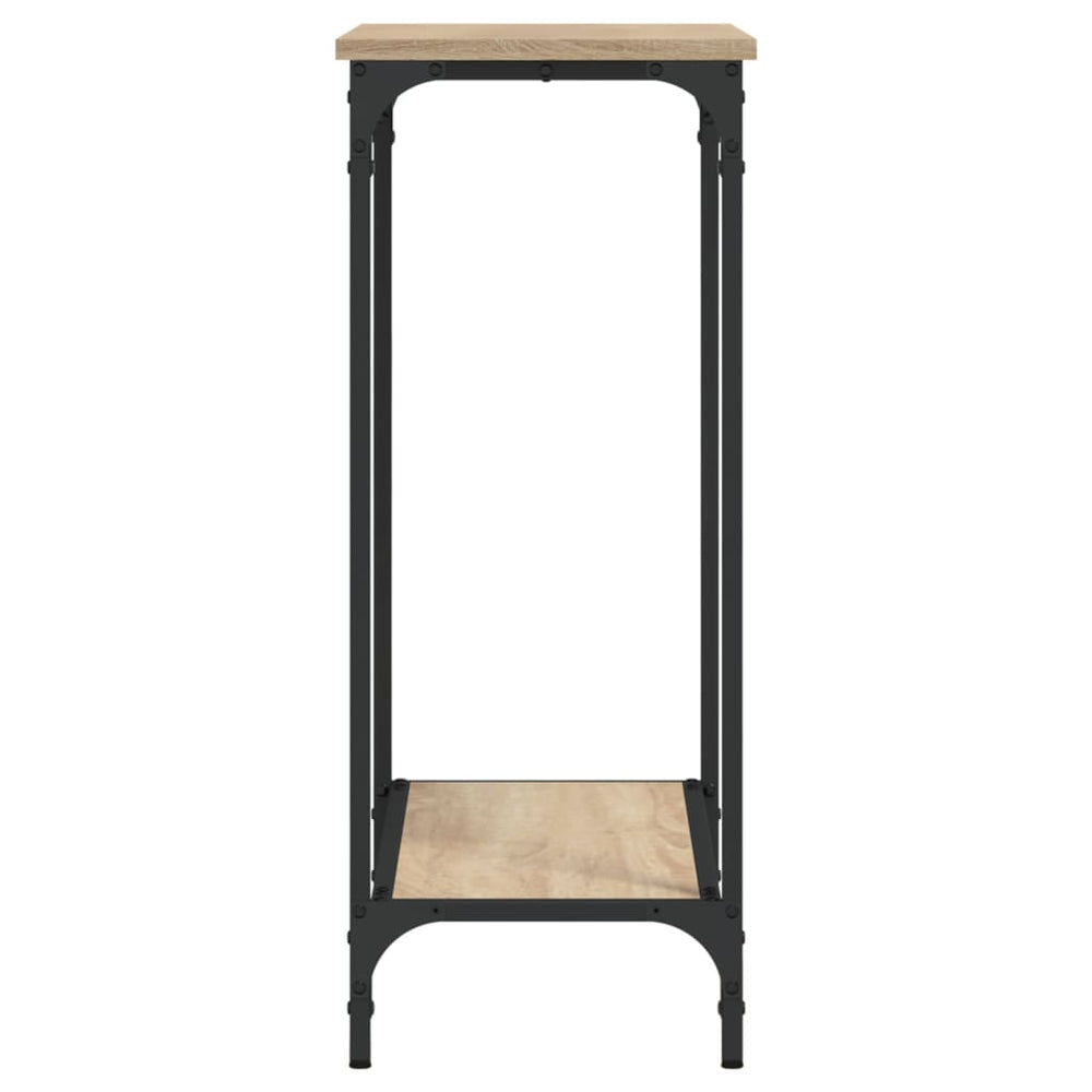 Wandtafel 75x30,5x75 cm bewerkt hout sonoma eikenkleurig MeubelReus