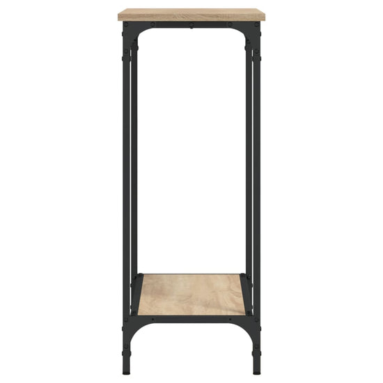 Wandtafel 75x30,5x75 cm bewerkt hout sonoma eikenkleurig MeubelReus