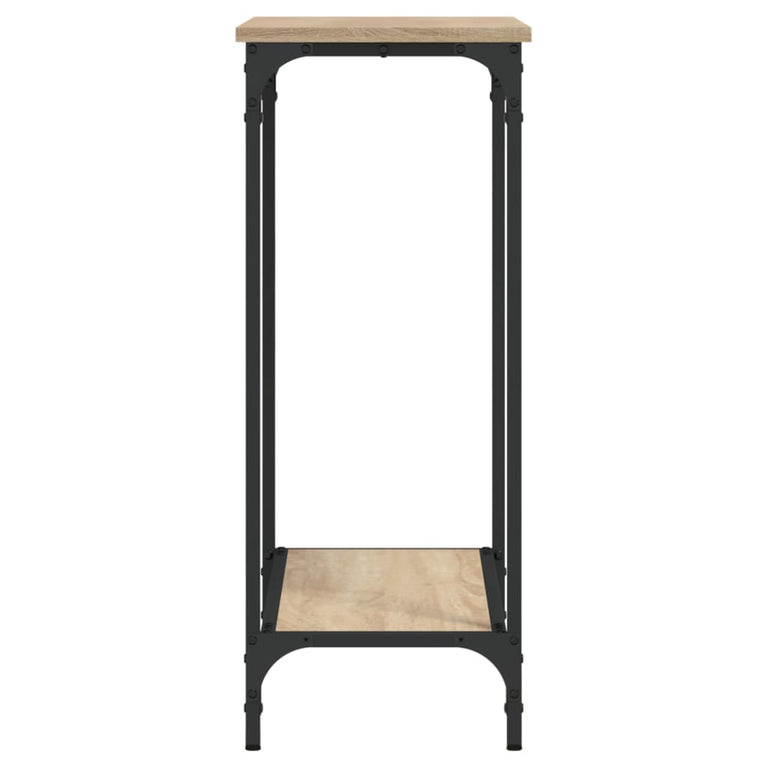 Wandtafel 75x30,5x75 cm bewerkt hout sonoma eikenkleurig MeubelReus
