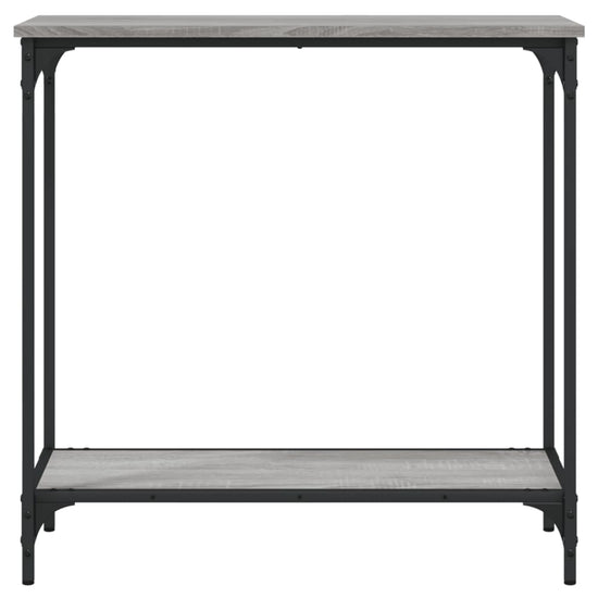 Wandtafel 75x30,5x75 cm bewerkt hout grijs sonoma MeubelReus