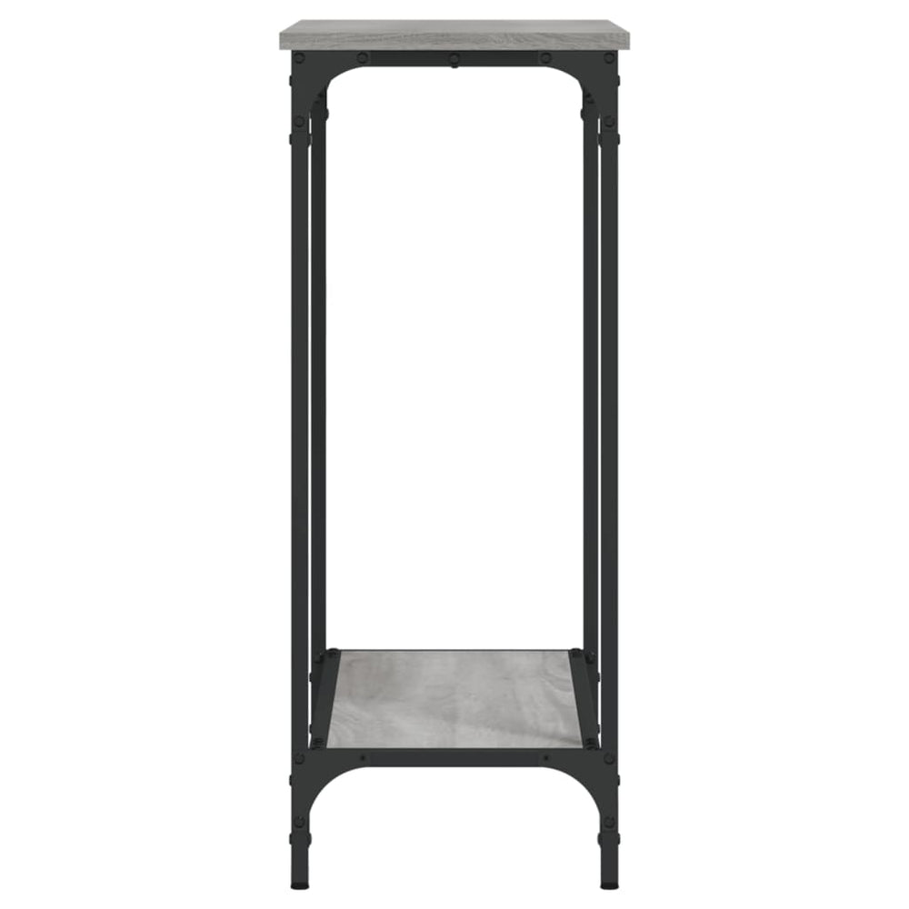 Wandtafel 75x30,5x75 cm bewerkt hout grijs sonoma MeubelReus