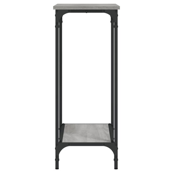 Wandtafel 75x30,5x75 cm bewerkt hout grijs sonoma MeubelReus
