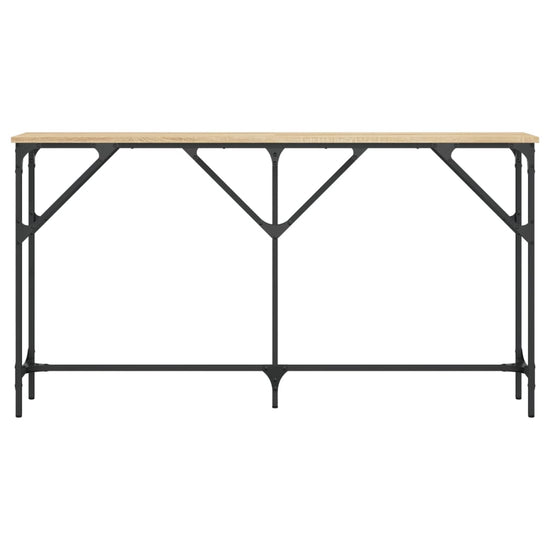 Wandtafel 140x23x75 cm bewerkt hout sonoma eikenkleurig MeubelReus