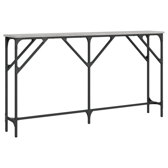 Wandtafel 140x23x75 cm bewerkt hout grijs sonoma MeubelReus