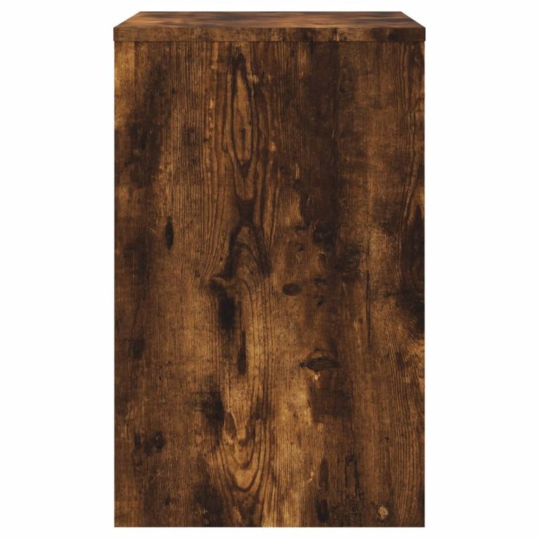 3-delige Tafeltjesset bewerkt hout gerookt eikenkleurig