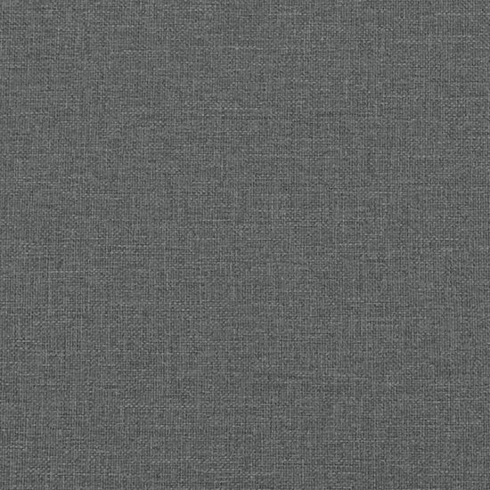 Bankje met rugleuning 120x62x75,5 cm stof donkergrijs MeubelReus