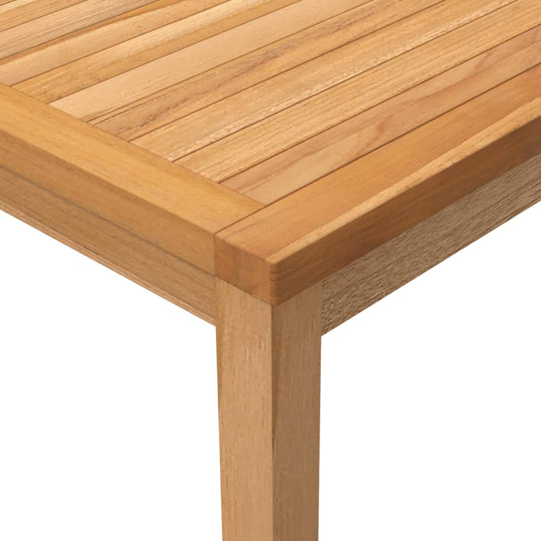 3-delige Tuinset massief teakhout