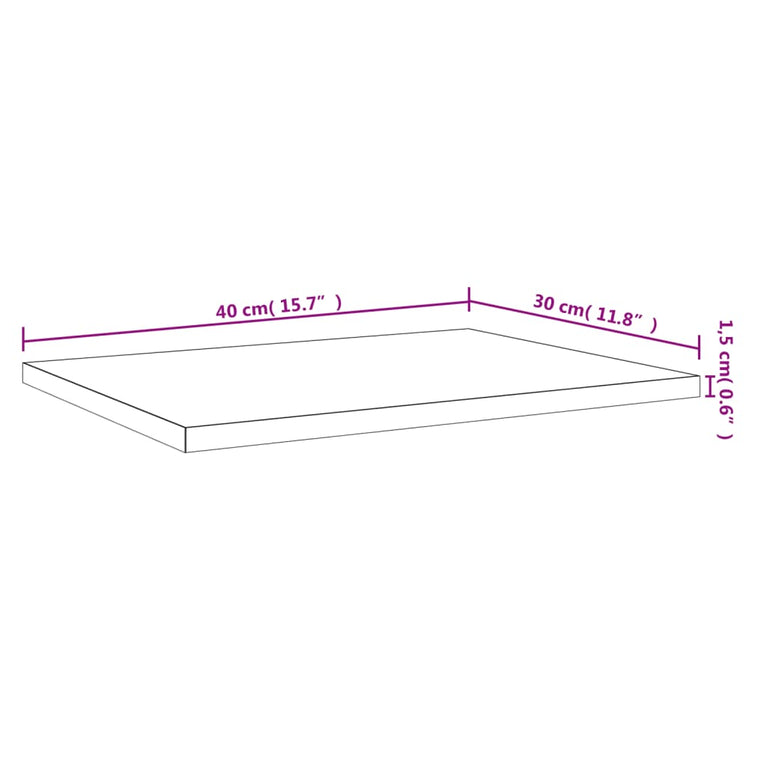 Wandschappen 4 st 40x30x1,5 cm bewerkt hout bruineikenkleurig