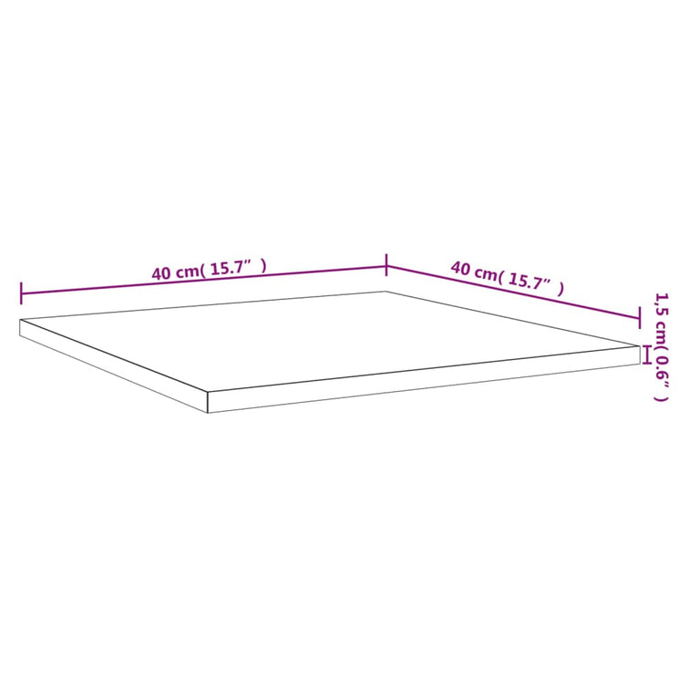 Wandschappen 4 st 40x40x1,5 cm bewerkt hout gerookt eikenkleur
