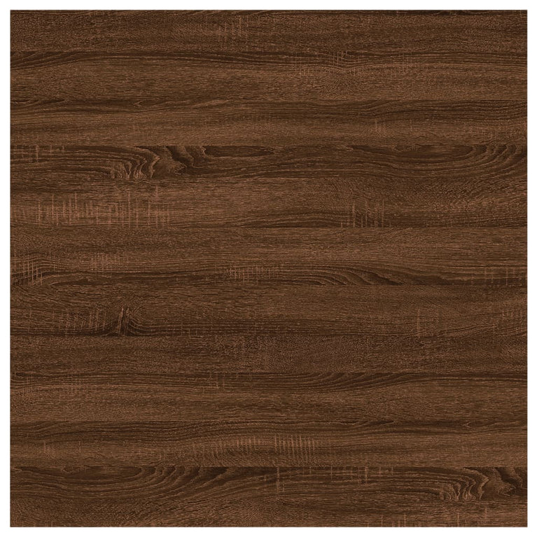 Wandschappen 4 st 40x40x1,5 cm bewerkt hout bruineikenkleurig