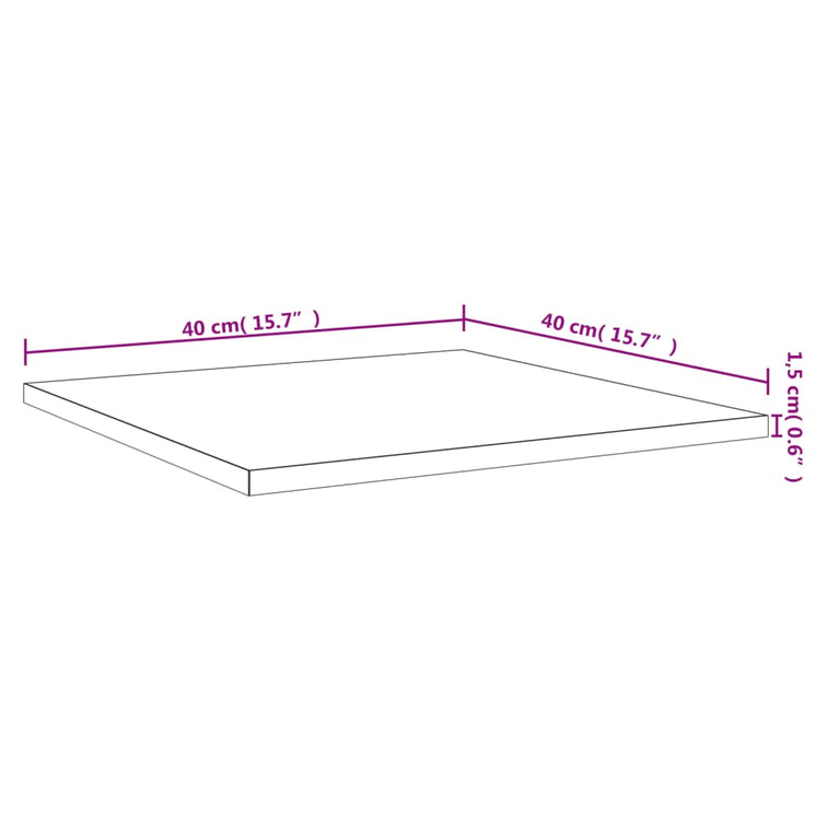 Wandschappen 4 st 40x40x1,5 cm bewerkt hout bruineikenkleurig