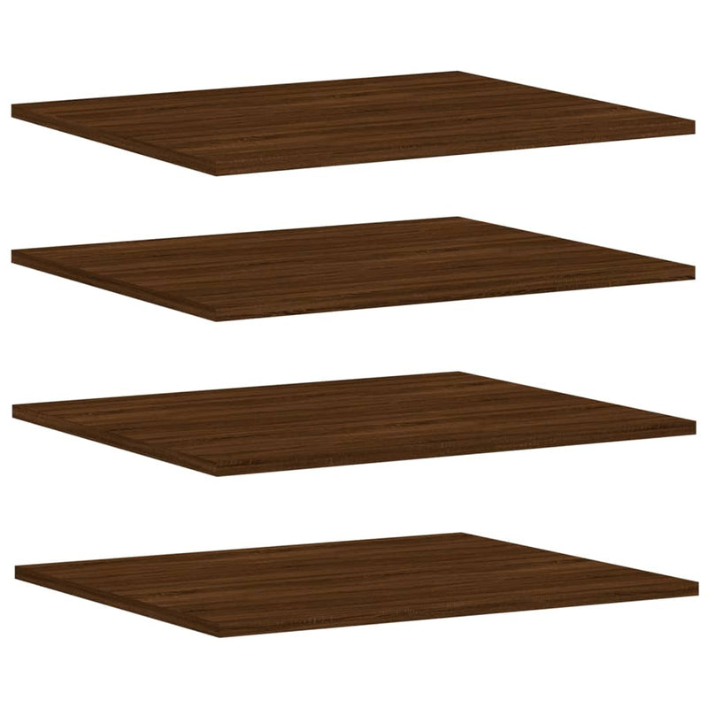 Wandschappen 4 st 60x50x1,5 cm bewerkt hout bruineikenkleurig