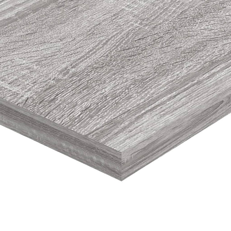 Wandschappen 4 st 80x20x1,5 cm bewerkt hout grijs sonoma eiken