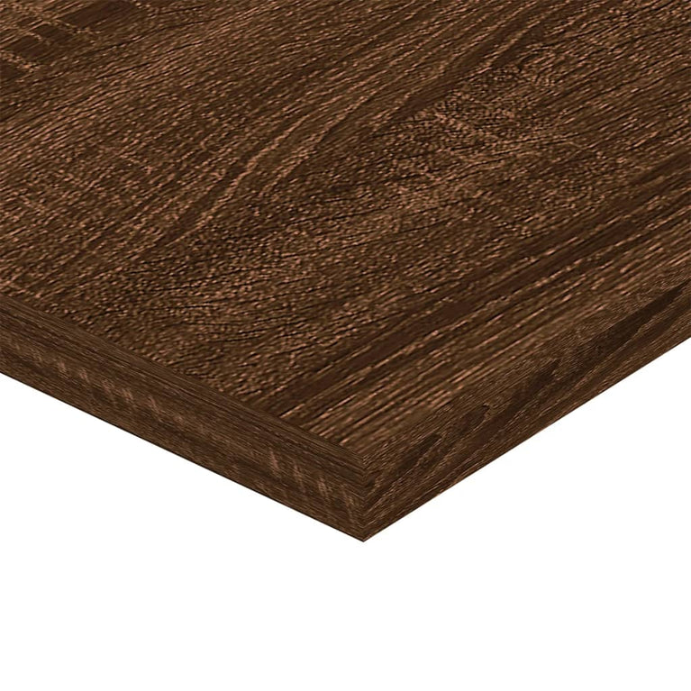 Wandschappen 4 st 80x20x1,5 cm bewerkt hout bruineikenkleurig