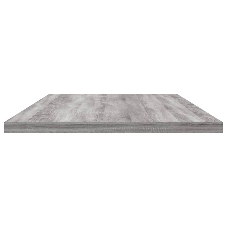 Wandschappen 4 st 80x30x1,5 cm bewerkt hout grijs sonoma eiken
