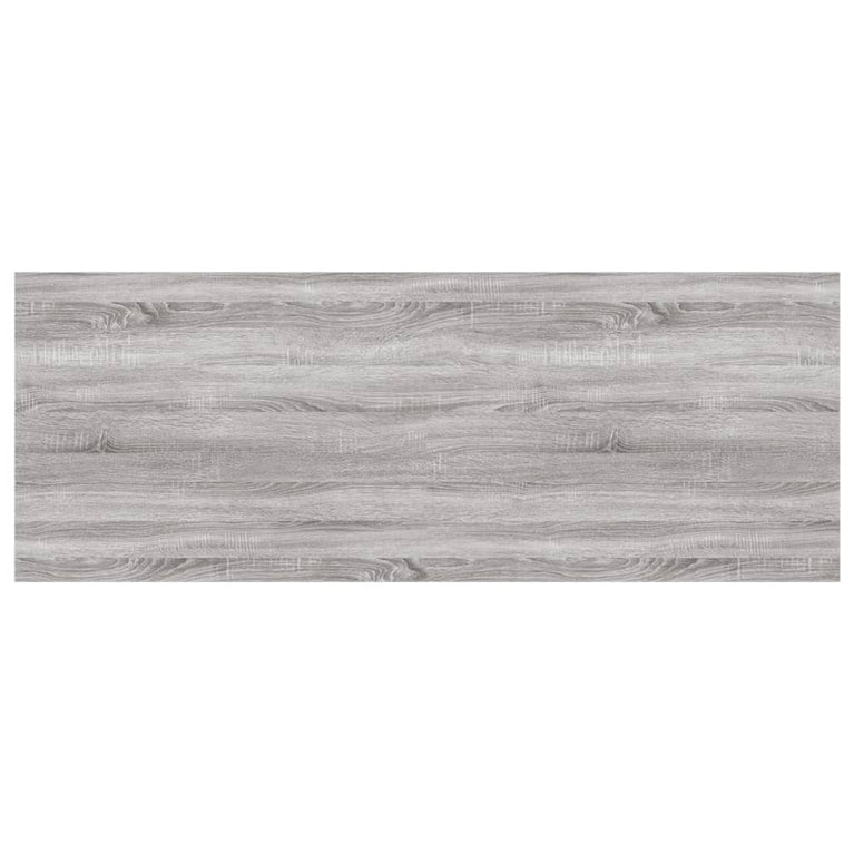 Wandschappen 4 st 80x30x1,5 cm bewerkt hout grijs sonoma eiken
