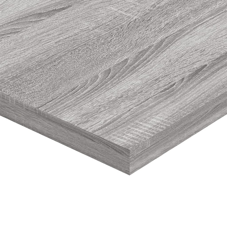 Wandschappen 4 st 80x30x1,5 cm bewerkt hout grijs sonoma eiken