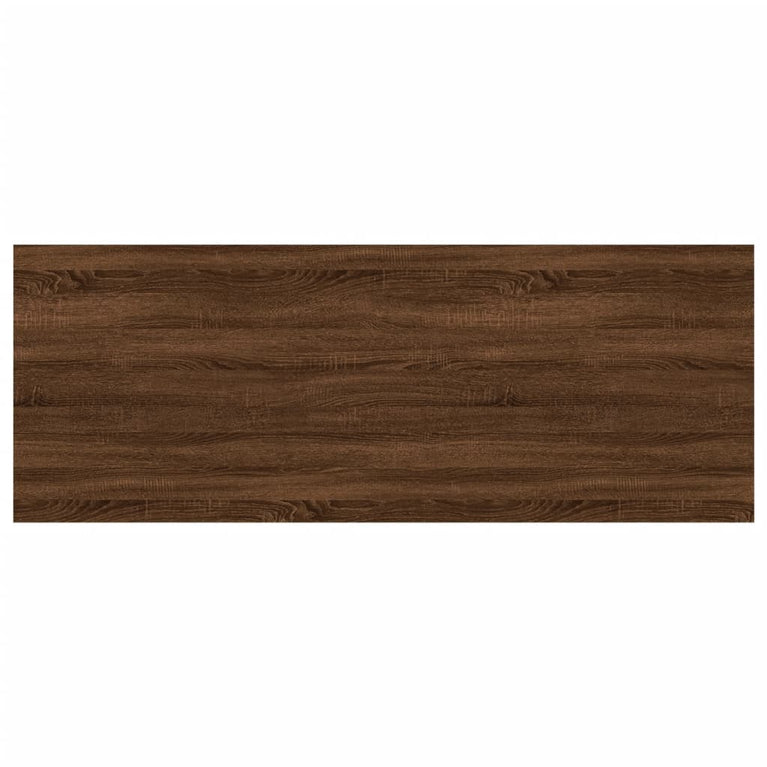 Wandschappen 4 st 80x30x1,5 cm bewerkt hout bruineikenkleurig