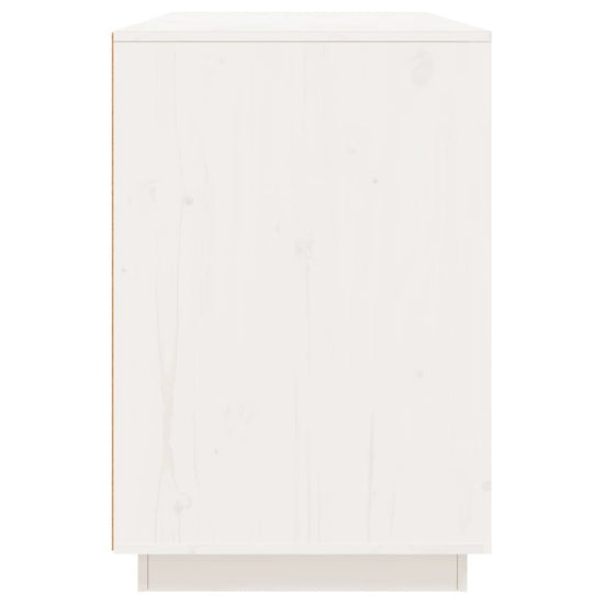 Bureau 140x50x75 cm massief grenenhout wit MeubelReus