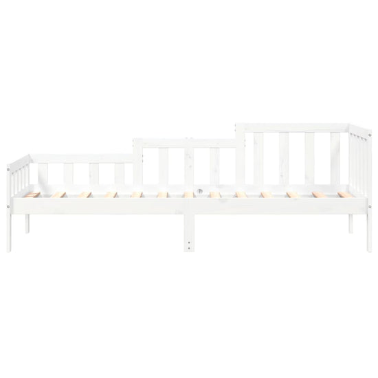 Slaapbank 80x200 cm massief grenenhout wit MeubelReus