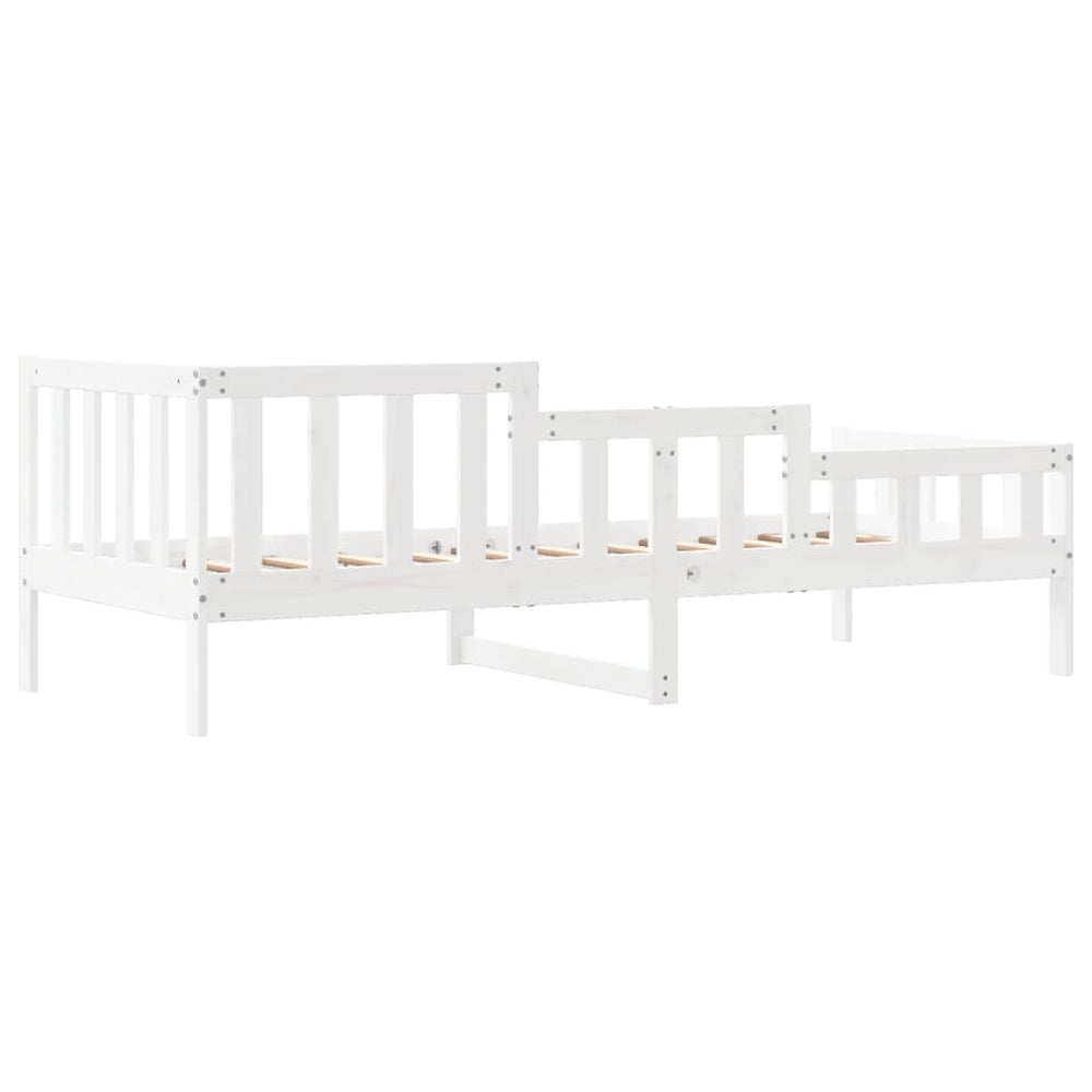 Slaapbank 80x200 cm massief grenenhout wit MeubelReus