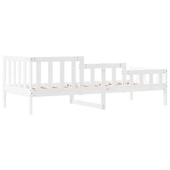 Slaapbank 80x200 cm massief grenenhout wit MeubelReus