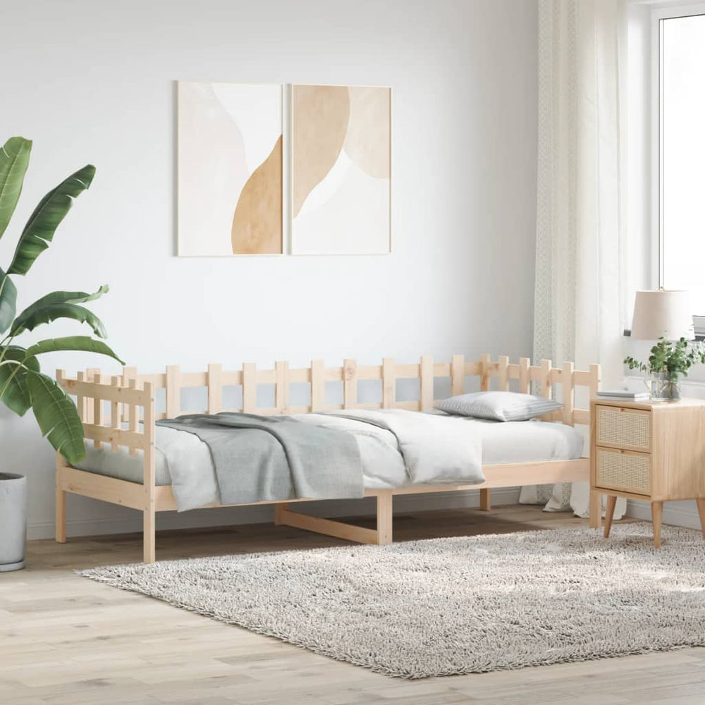 Slaapbank 90x190 cm massief grenenhout MeubelReus