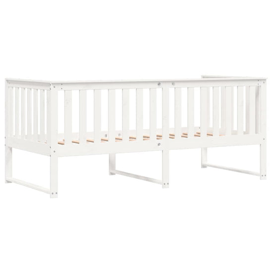 Slaapbank 90x190 cm massief grenenhout wit MeubelReus