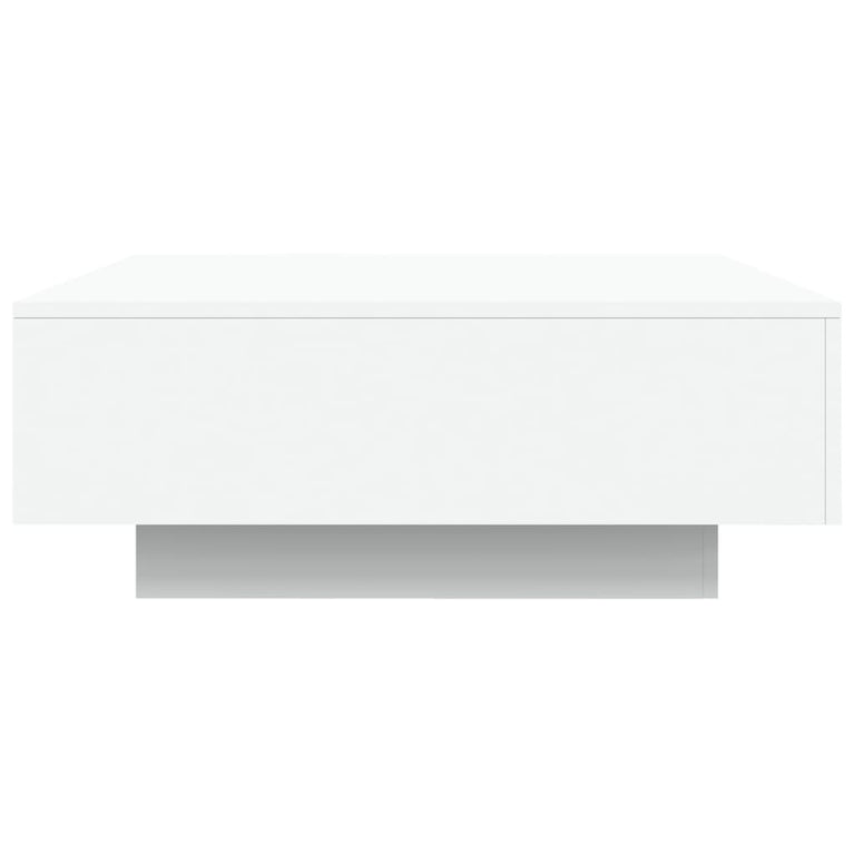 Salontafel 80x80x31 cm spaanplaat wit