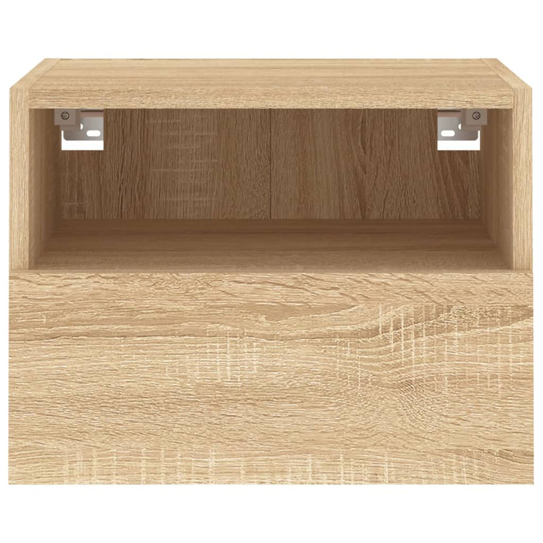 Tv-wandmeubels 2 st 40x30x30 cm bewerkt hout sonoma eikenkleur