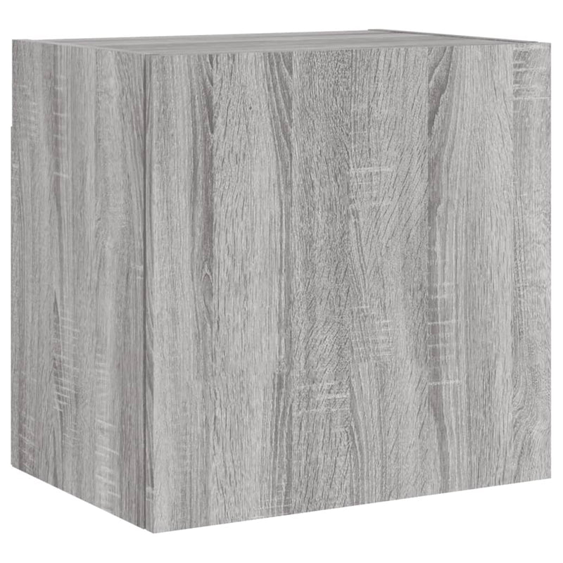 Tv-wandmeubel 40,5x30x40 cm bewerkt hout grijs sonoma