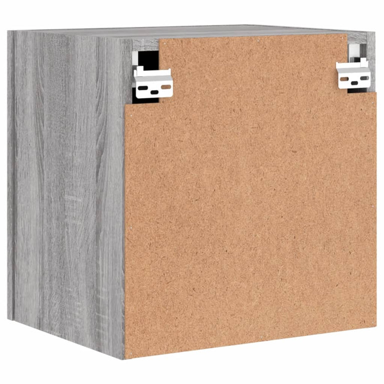Tv-wandmeubel 40,5x30x40 cm bewerkt hout grijs sonoma