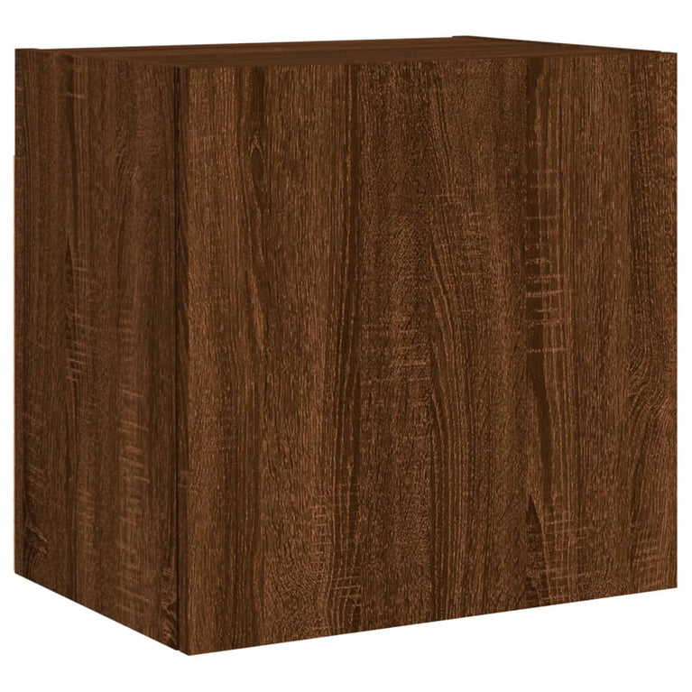 Tv-wandmeubel 40,5x30x40 cm bewerkt hout bruineikenkleurig