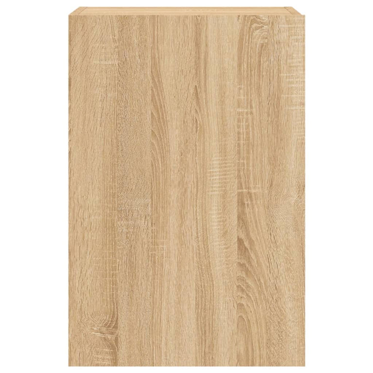 Tv-wandmeubel 40,5x30x60 cm bewerkt hout sonoma eikenkleurig