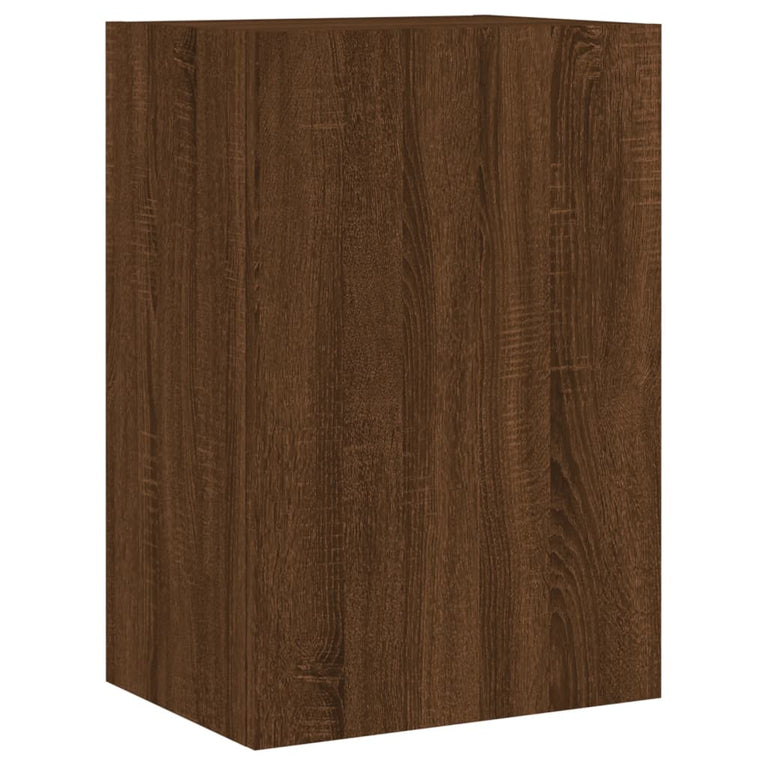 Tv-wandmeubel 40,5x30x60 cm bewerkt hout bruineikenkleurig