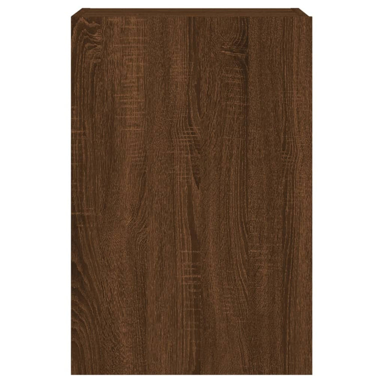 Tv-wandmeubel 40,5x30x60 cm bewerkt hout bruineikenkleurig