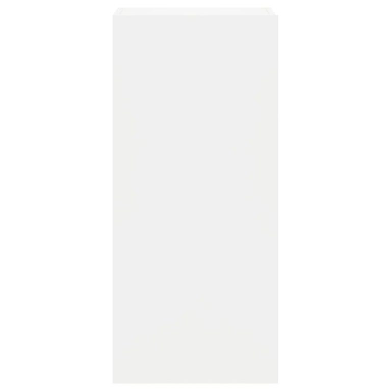 Tv-wandmeubel 40,5x30x90 cm bewerkt hout wit