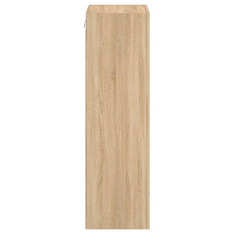 Tv-wandmeubel 40,5x30x102 cm bewerkt hout sonoma eikenkleurig