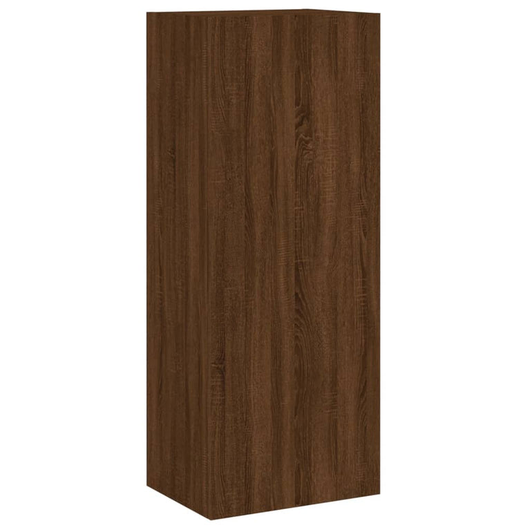 Tv-wandmeubel 40,5x30x102 cm bewerkt hout bruineikenkleurig
