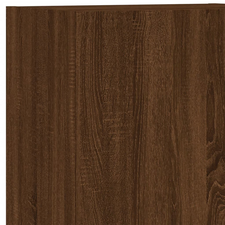 Tv-wandmeubel 40,5x30x102 cm bewerkt hout bruineikenkleurig